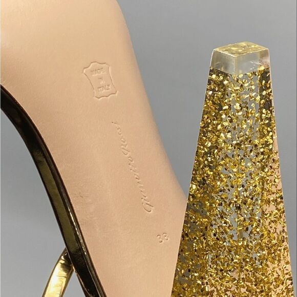 Gianvito Rossi Glitter Stiletto Sandals size 38 - Picture 12 of 12